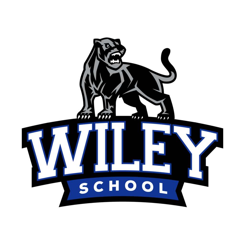 Wiley Panther on top of Wiley School Logo