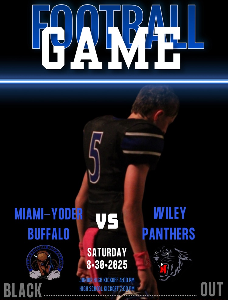 Hugh School football Saturday vs Miami-Yoder