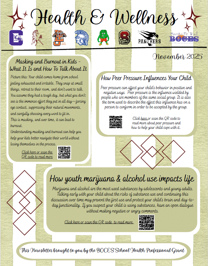 Health and Wellness Newsletter  November 2025- 