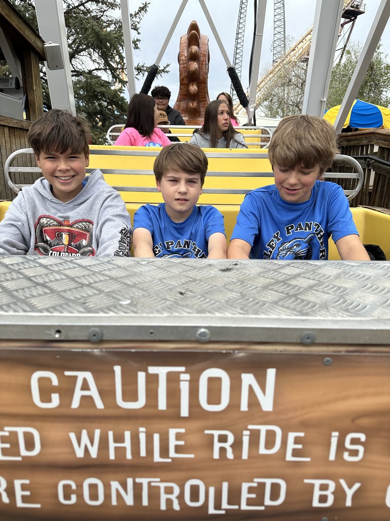On Thursday, May 7th, the 5th grade classes visited Elitch Gardens for their field trip. The students had a great time and oh the stories we heard! Thank you to Mrs. Choat and Mrs. May for providing the students this opportunity. A "thank you" goes out to our parent chaperones too; Cameron and Courtney Rogers, Cassie Esparza, Jaime Madrid, Renee Milenski, and Amanda Gonzales. This trip is something I am sure all will remember!