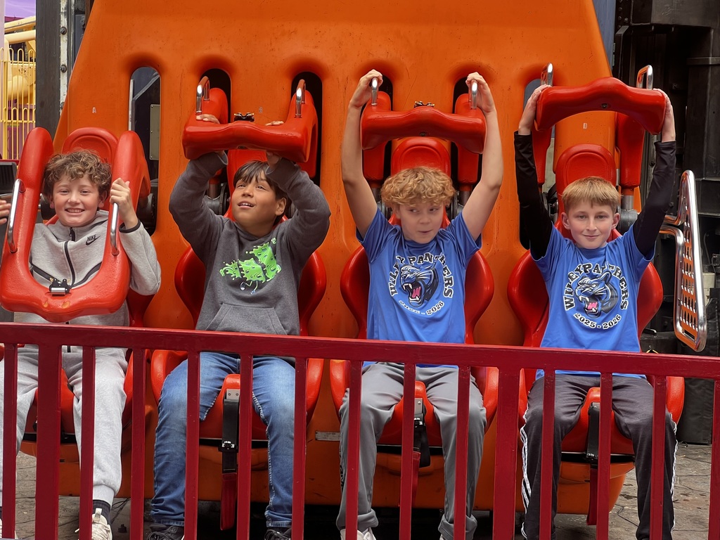 On Thursday, May 7th, the 5th grade classes visited Elitch Gardens for their field trip. The students had a great time and oh the stories we heard! Thank you to Mrs. Choat and Mrs. May for providing the students this opportunity. A "thank you" goes out to our parent chaperones too; Cameron and Courtney Rogers, Cassie Esparza, Jaime Madrid, Renee Milenski, and Amanda Gonzales. This trip is something I am sure all will remember!