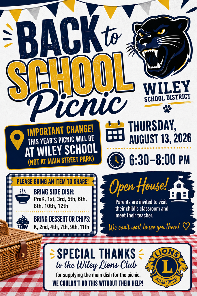 Please join us Thursday, August 13th from 6:30-8:00 pm for our annual Back to School Picnic. Please notice the change in location. We will now hold the event at the school in the gym and commons area. There will be an Open House for parents during this time too, so please go down and meet your child's teacher and see their classrooms.