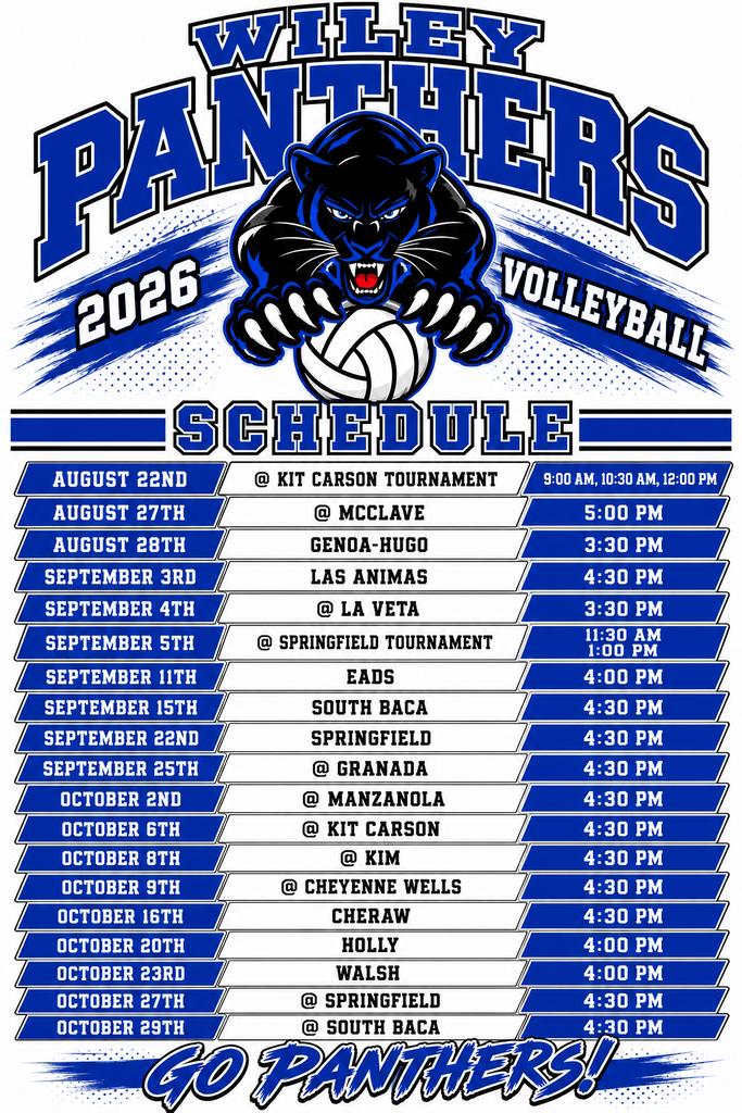 HS Fall Sports Schedules
