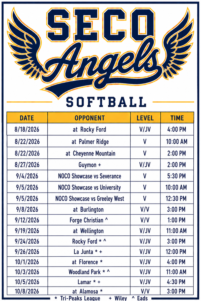 HS Fall Sports Schedules