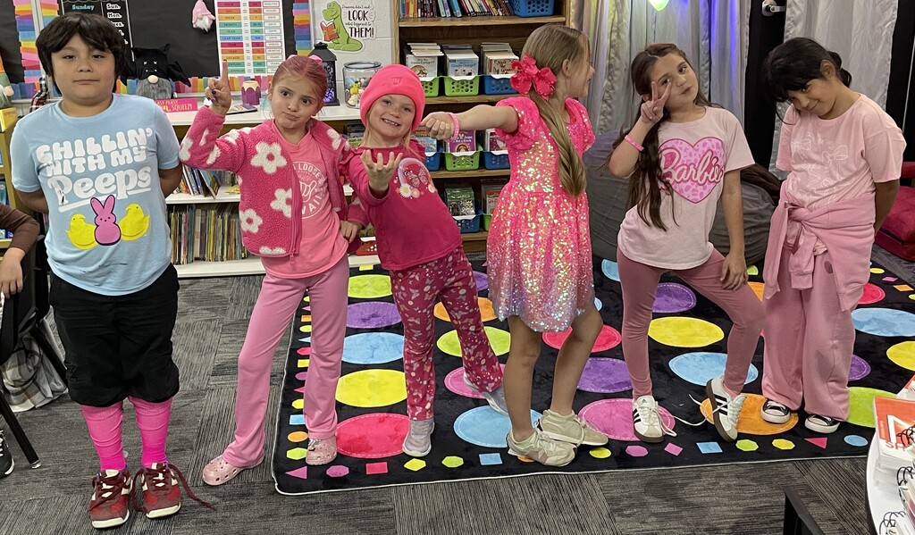 Day 2 of "Pink Out"- Great Work! The creativity continues to get stronger each week. We cannot wait to see what you have instore for us next Wednesday.