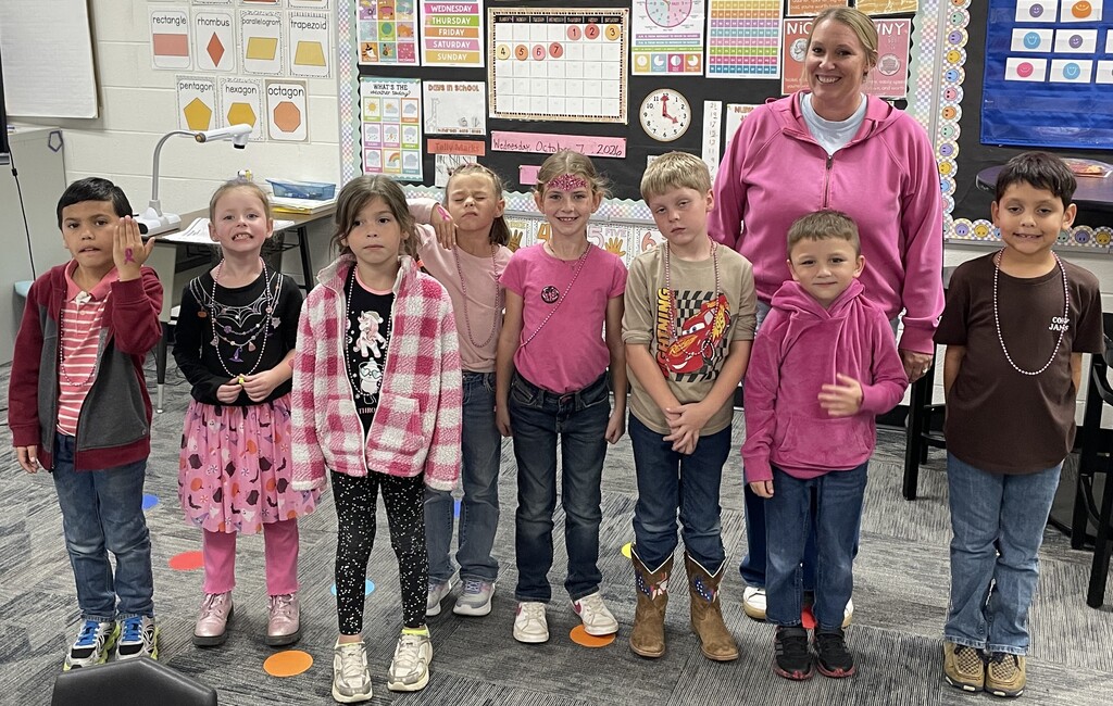 Day 2 of "Pink Out"- Great Work! The creativity continues to get stronger each week. We cannot wait to see what you have instore for us next Wednesday.