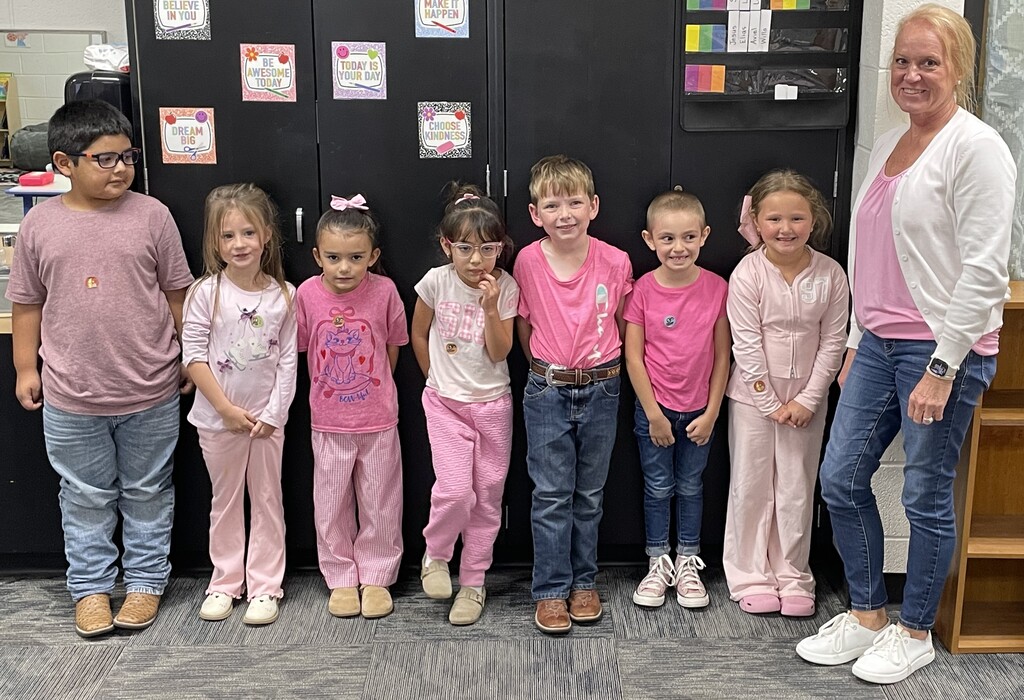 Day 2 of "Pink Out"- Great Work! The creativity continues to get stronger each week. We cannot wait to see what you have instore for us next Wednesday.