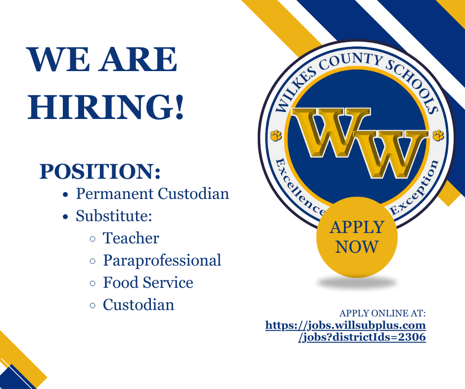 We are hiring