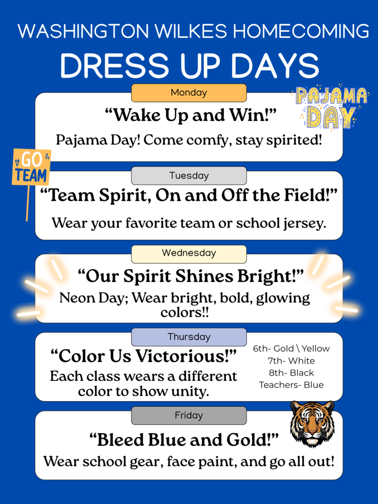 Homecoming Dess-up Days