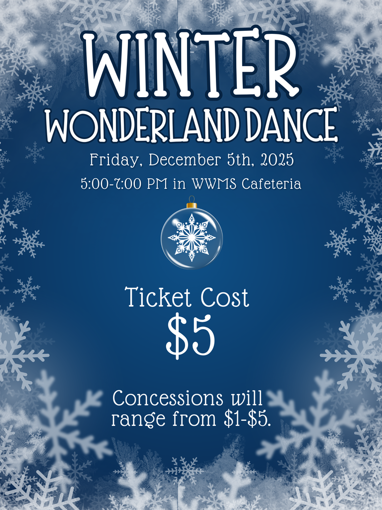 Winter Wonderland Dance Ticket Cost $5