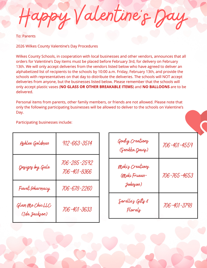 Valentine's Day Procedures