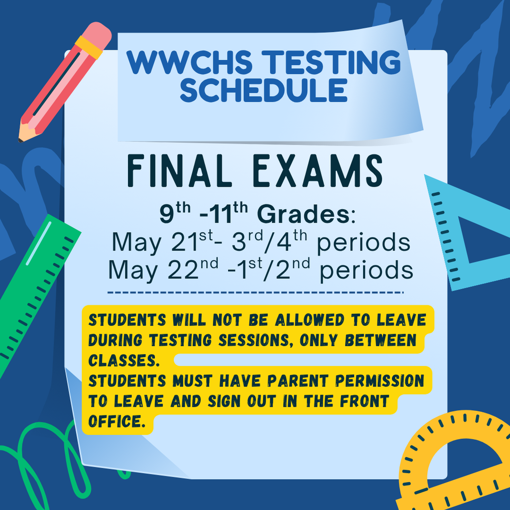 Final Exams (9th - 11th): May 21st-22nd