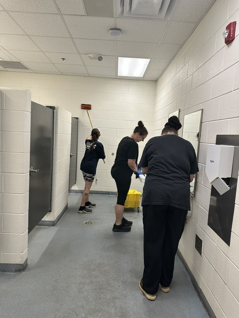 Custodial Staff Summer Cleaning