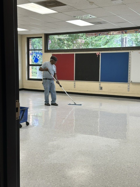 Custodial Staff Summer Cleaning
