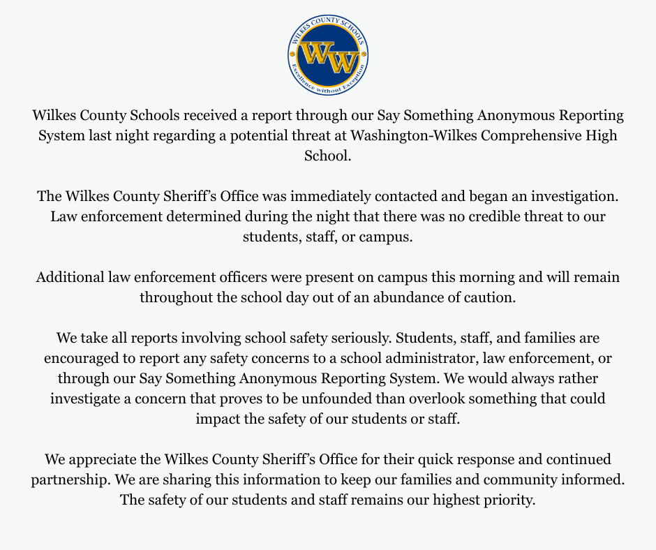 Safety Update