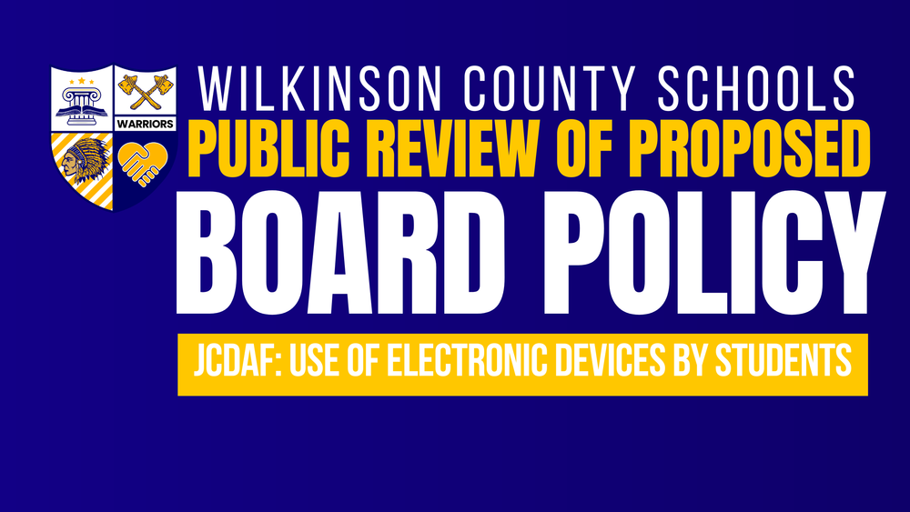 Board Policy JCDAF: Use of Electronic Devices by Students
