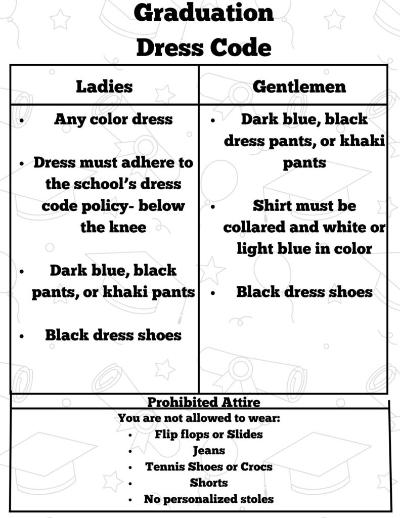 Graduation Dress Code