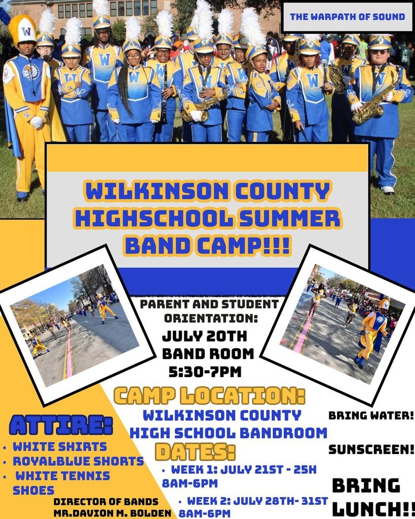 WCMHS Band Camp