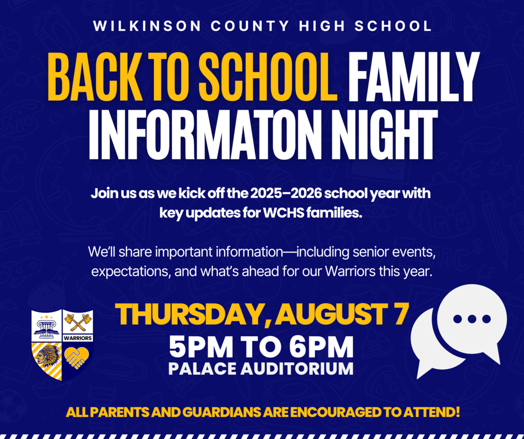 WCHS Family Information Night