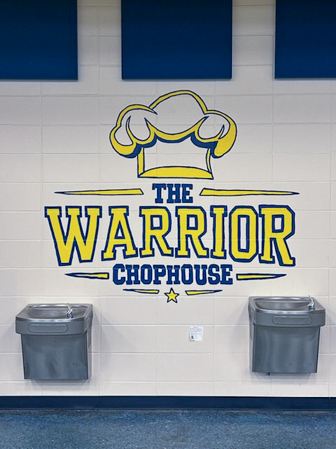 WCPES Cafeteria Mural