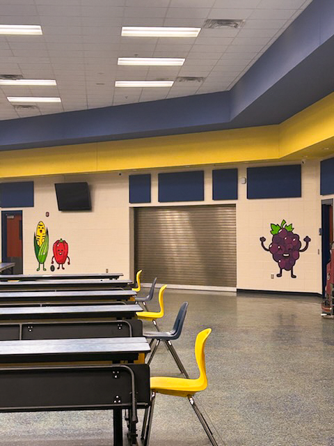 WCPES Cafeteria Mural