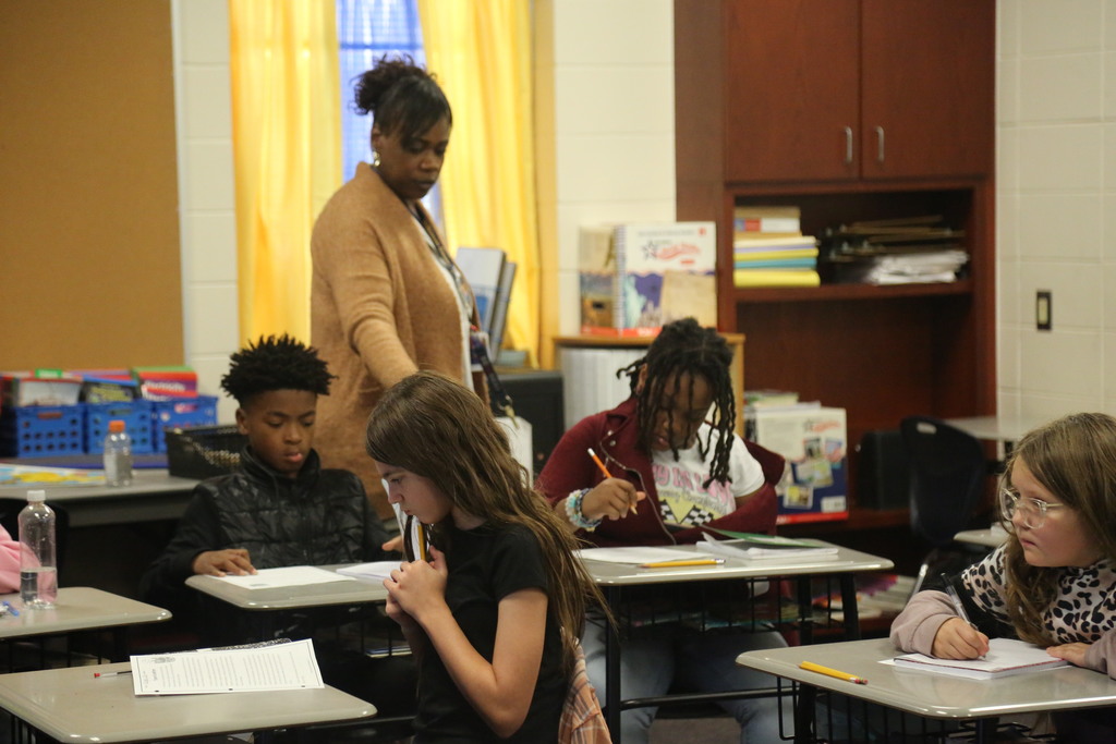 Staying on task and paying attention is the foundation of class in 5th grade! 