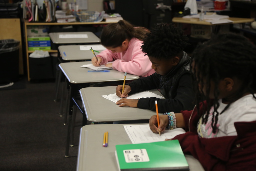 Staying on task and paying attention is the foundation of class in 5th grade! 