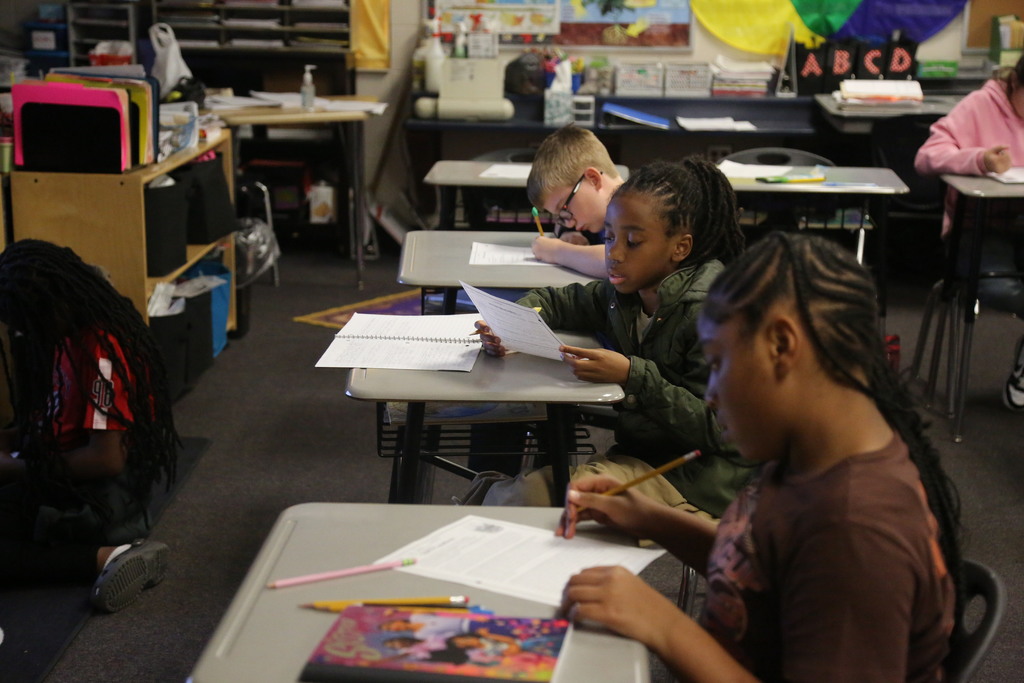 Staying on task and paying attention is the foundation of class in 5th grade! 