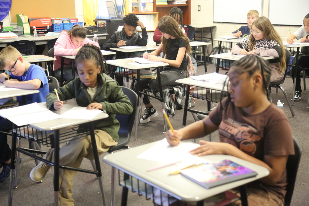 Staying on task and paying attention is the foundation of class in 5th grade! 