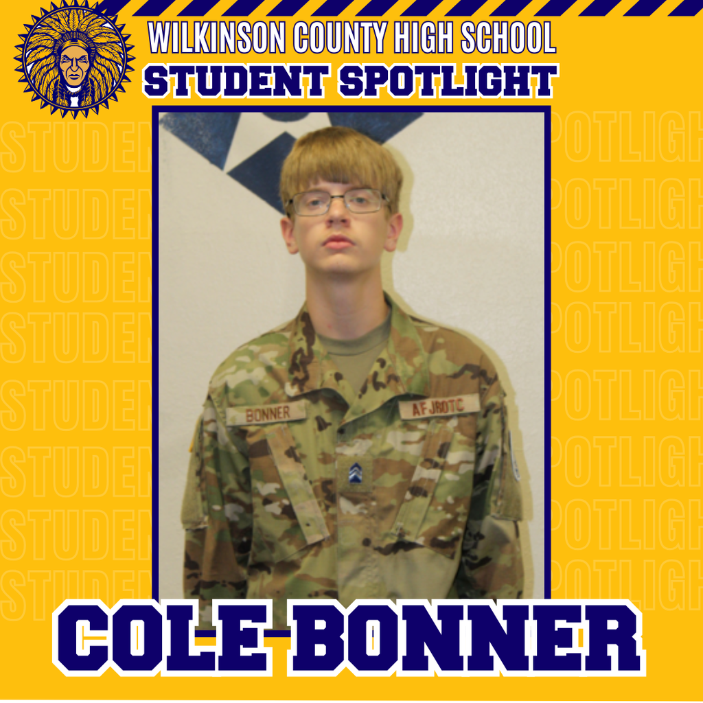 WCHS Student Recognition Cole Bonner
