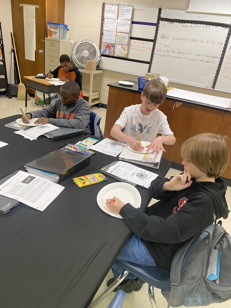 6th grade students in exploration of the Milky Way !