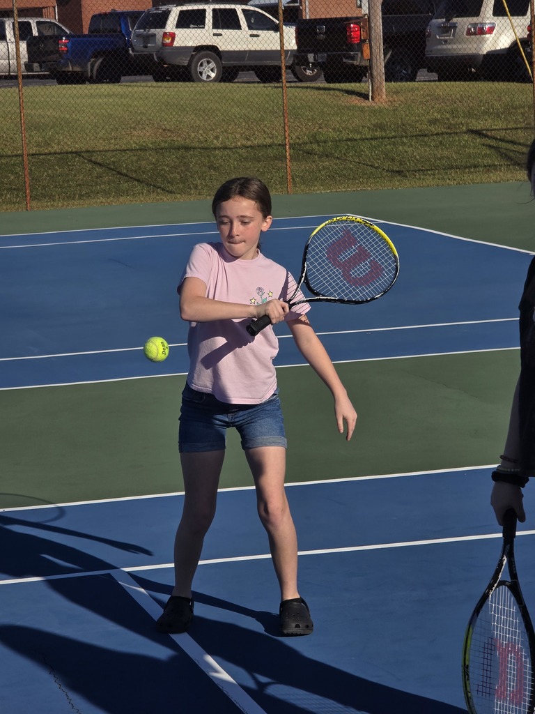  In Physical Education, our students are learning about tennis 