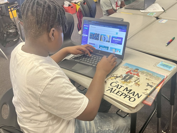 boy working on computer