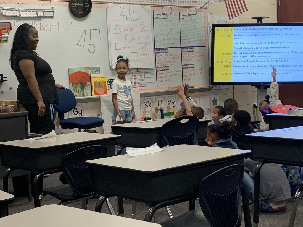 Teacher teaching a class