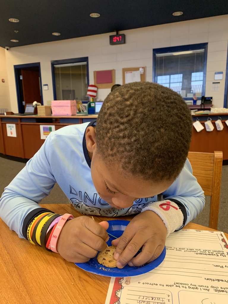 Students working hard