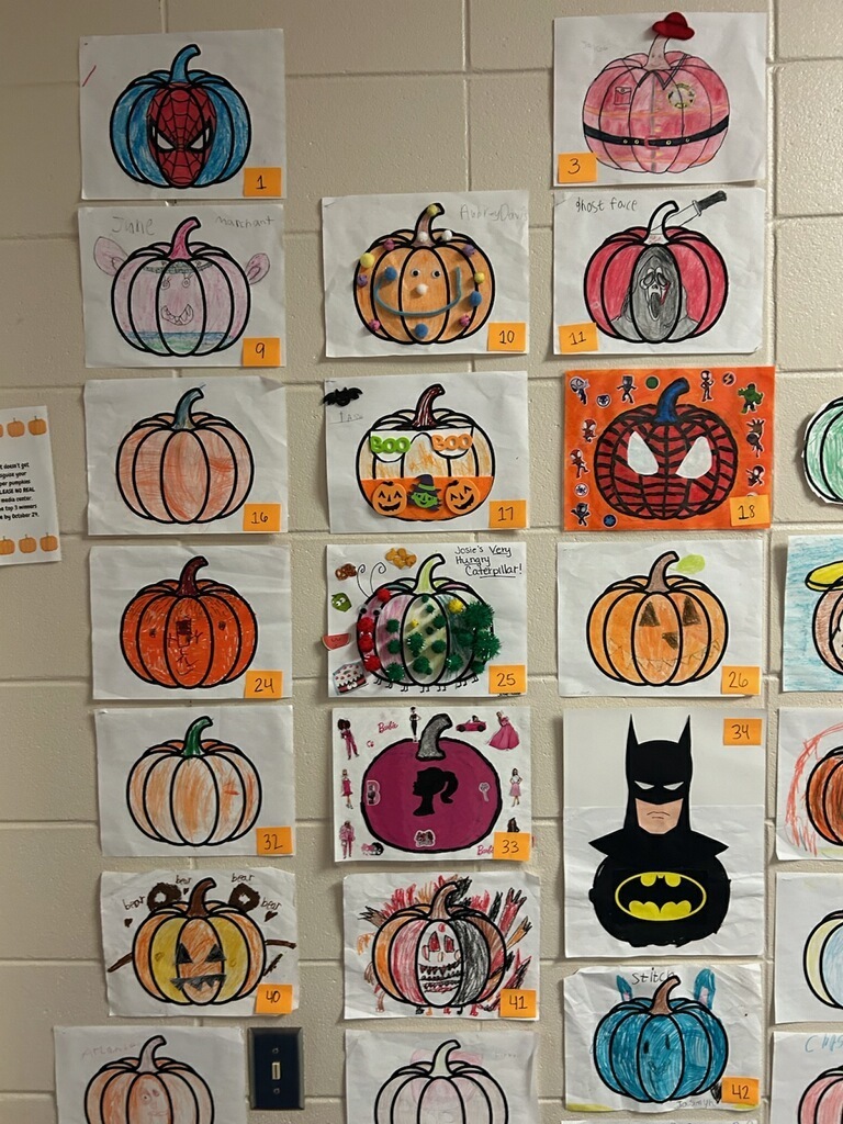 Pre-K-2 Pumpkin Submissions!