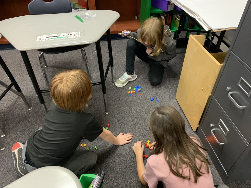 Students working together