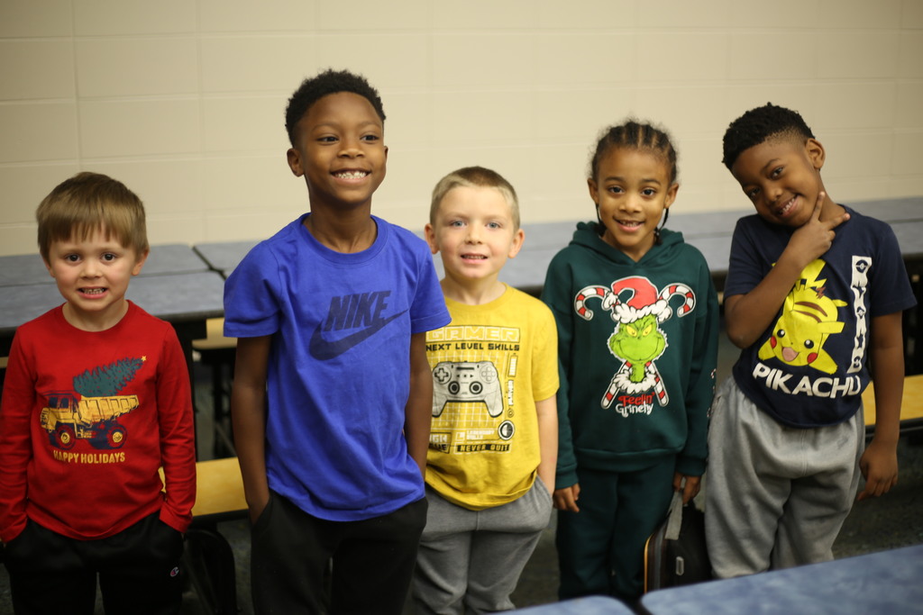 Students dressed up in sweats and joggers.