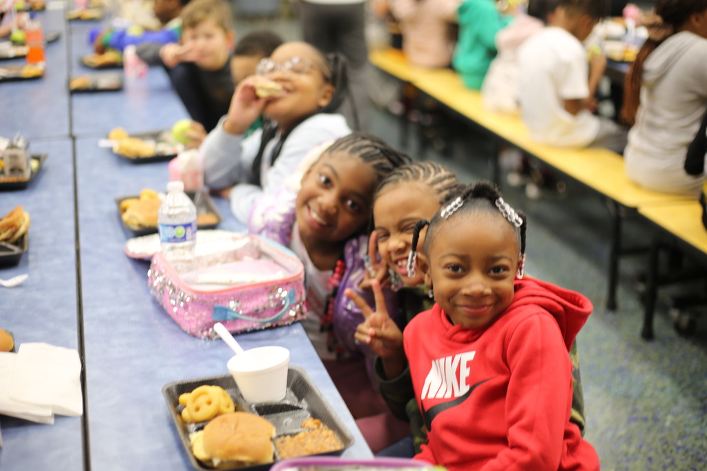 Students dressed up in sweats and joggers.