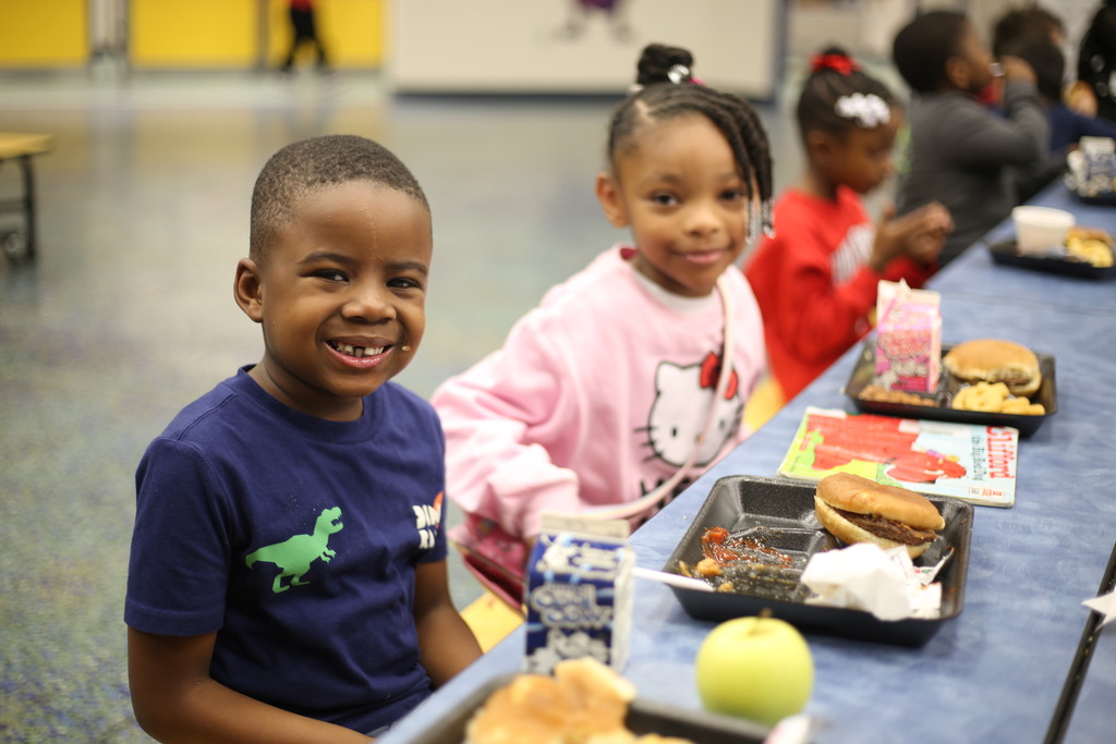 Students dressed up in sweats and joggers.
