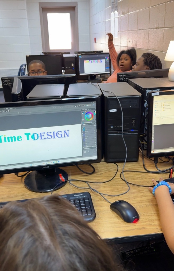 Students in the STREAM Academy afterschool program recently explored the world of graphic design using the Affinity platform.