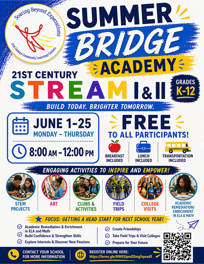 WCSD Summer Bridge Program June 1 -25