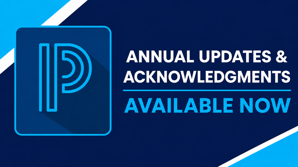 PowerSchool-branded graphic with the PowerSchool logo and the words “Annual Updates & Acknowledgments Available Now.”