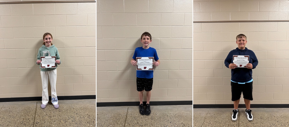 Leaders of the Month