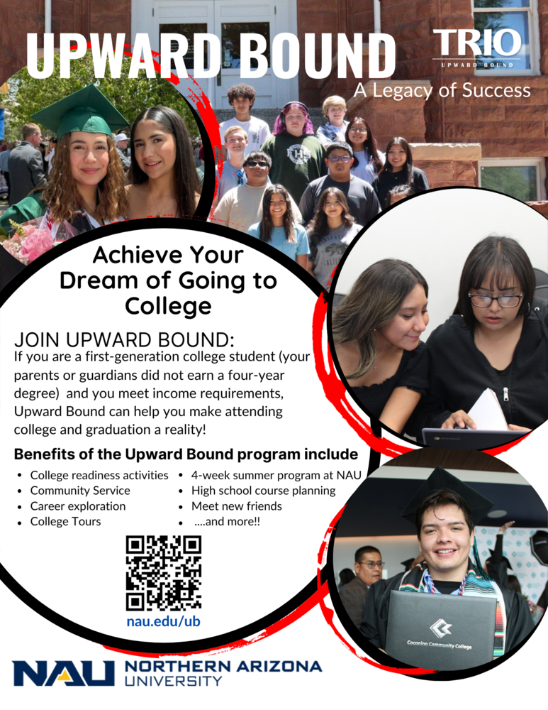 Upward Bound recruitment flyer