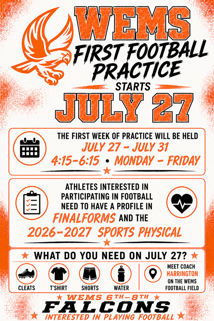 Falcons Football Flyer