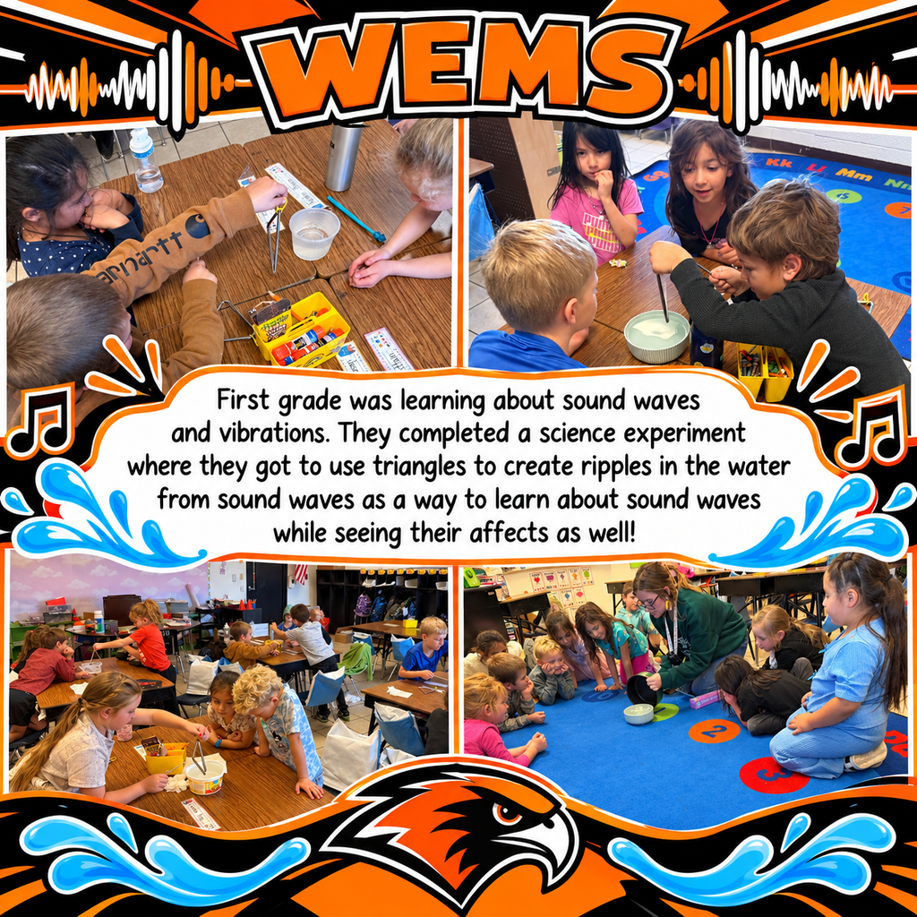 First grade sound wave science
