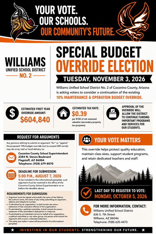 Special Budget Override Election information