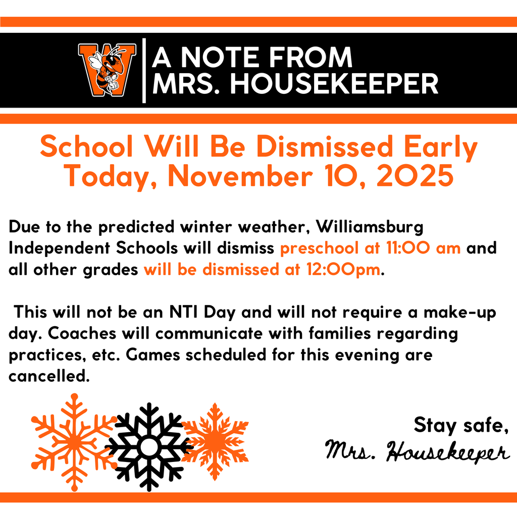 Early Dismissal Nov. 10