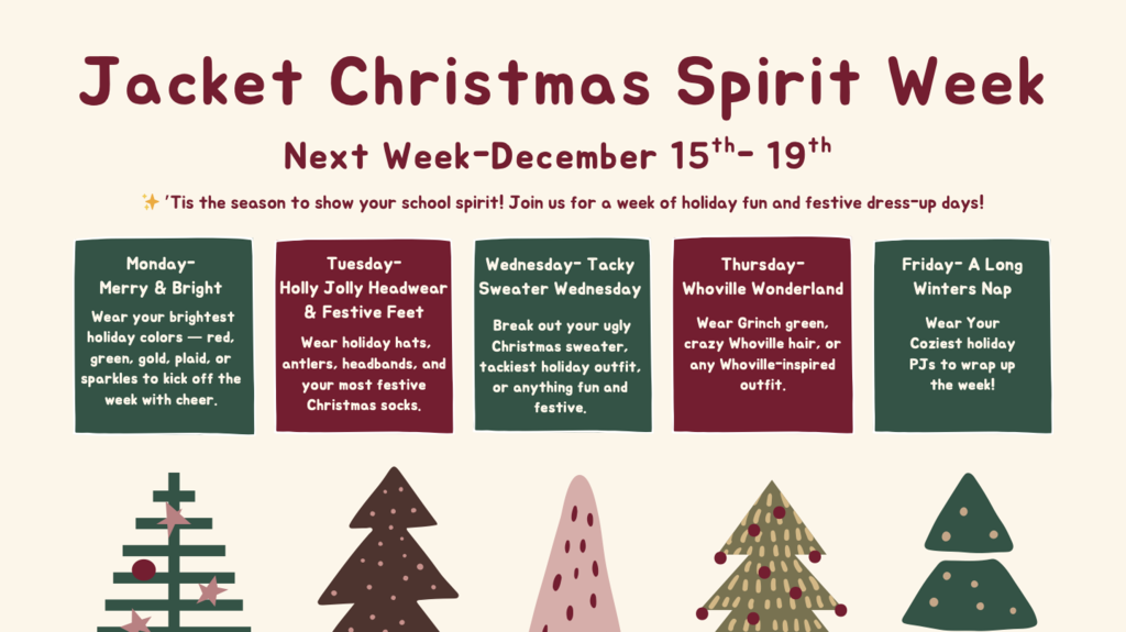 Jacket Christmas Spirit Week